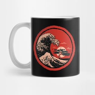 Sunset Wave Bonsai Mug